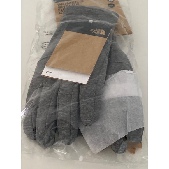 The North Face Women Shlebe Raschel ETIP Gloves Smart Phone Gray black XS New - Picture 3 of 8